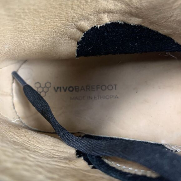 Kids VivoBarefoot Addis Black Leather Gum Shoes Sneakers EU 31 K US 13 - Picture 9 of 9